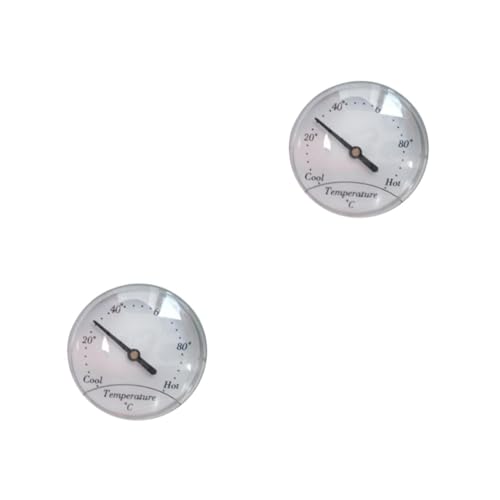 Mipcase 2 Stück Temperaturmesser heizungsthermometer multifunktionsthermometer thermometer topf stechthermometer thermometer Daten Sondenthermometer Wasserkocher Sensor Silver von Mipcase