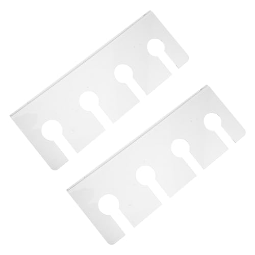 Mipcase 2 Stück Weinglasregal Hängeregal Für Weingläser Wäscheständer Für Weingläser Weinglas-wandregal Weinglashalter Unter Dem Weinglas Lagerung Transparent Acryl von Mipcase