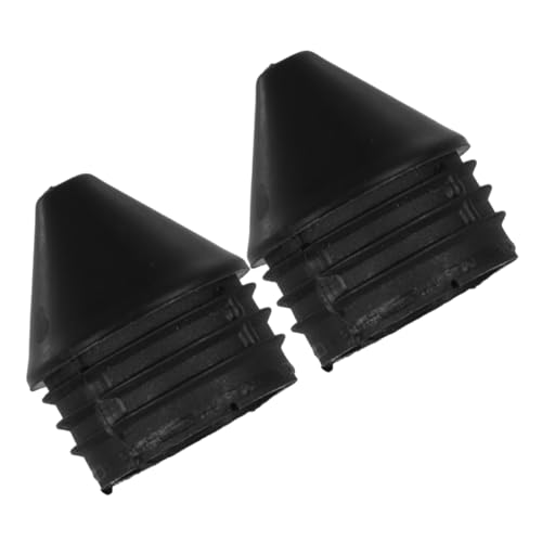 Mipcase 2 Stücke Regenschirm Top Ersatz Regenschirm Spitze Kappen Ersatzteile Für Terrasse Regenschirm Regenschirm Ersatz Tipps Pp Schwarz von Mipcase
