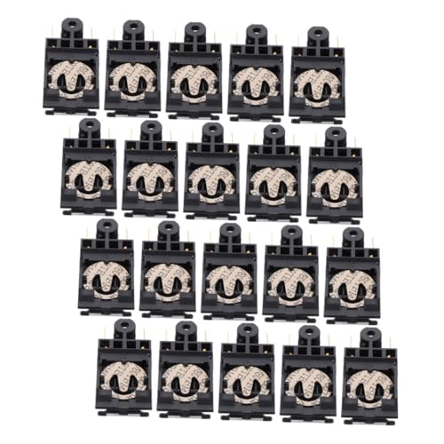 Mipcase 20 Stück Wasserkocher Controller-buchse Thermokontrollbasis Ersatzteile Für Thermostate Thermostatschalter Thermostatkoppler Temperaturkontrollkoppler Kupfer Schwarz von Mipcase
