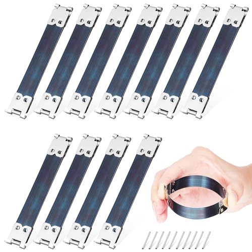 Mipcase 20Stücke Flexrahmen Handtaschen Scharniere DIY Bastelbedarf Robuste Geldbörsen Verschlüsse Einfache Installation ohne Langlebige Eisenkonstruktion von Mipcase