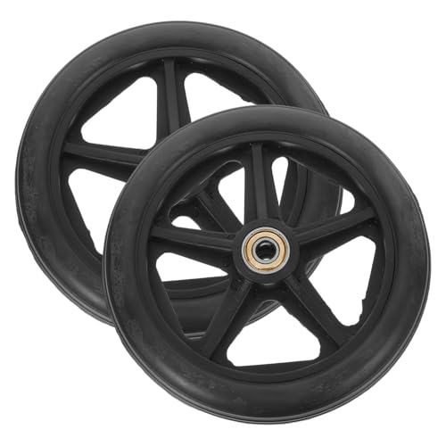 Mipcase 2Stücke Vorderräder Ersatzräder Für Rollstuhlbefestigung Gummiräder Für Manuelle Rollstühle Hochwertiges Zubehör Mipcase 2Stücke Vorderräder Ersatzräder Für Rollstuhlbefestigung Gummiräder Für Manuelle Rollstühle Hochwertiges Zubehör von Mipcase