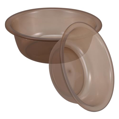 Mipcase 2stücke Waschbecken Für Küchen Badgebrauch Multifunktionale Waschschalen Für Gesichtswäsche Tragbar Platzsparend Und Robust Transparent Klein von Mipcase