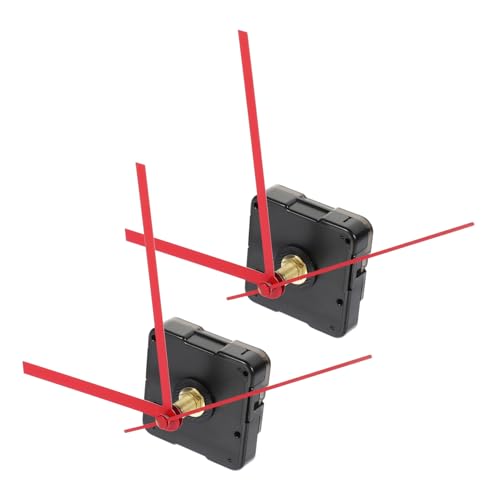 Mipcase 2Stücke Wanduhr Mechanismus DIY Taktwerk für Kreuzstich und Handwerksuhr Leise und Präzise Uhrteile für Wanduhren und Projekte von Mipcase