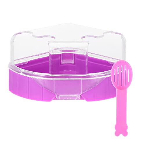 Mipcase 2st Hamsterbad Hamster-Sand-badewanne Kleine Haustiertoilette Kleines Tierbad Kleines Tierkäfigspielzeug Hamster Sandtoilette Hamsterkäfig Liebhaber Plastik Haustierzubehör von Mipcase