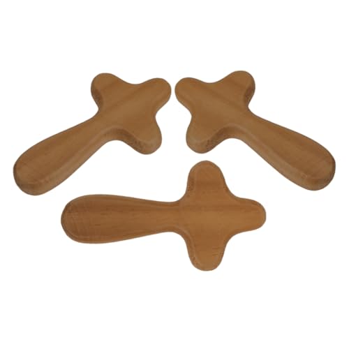 Mipcase 3 Stücke Holzkreuz Zur Dekoration Handgefertigte Holz-kreuzornament Dekoratives Kreuz Für Foto-Requisiten Und Tauffeier von Mipcase
