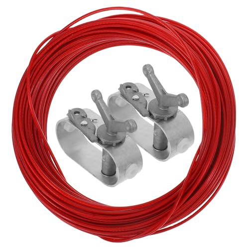 Mipcase 3 Teiliges Poolabdeckungs Winden Set Poolabdeckungs Kabel Und Winde Poolabdeckungs Kabel Und Winde Aluminium PVC Beschichteter Stahldraht Kabelratsche Für Schwimmbadabdeckung von Mipcase