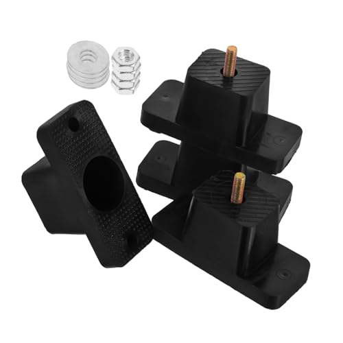 Mipcase 4 Stück Kissen Vibrationsisolationspads Universeller Stoßdämpfer Klimaanlage Matte Stoßdämpfermatten Stoßdämpfende Matte Stoßdämpfer-distanzstück Gummi Black Mipcase 4 Stück Kissen Vibrationsisolationspads Universeller Stoßdämpfer Klimaanlage Matte Stoßdämpfermatten Stoßdämpfende Matte Stoßdämpfer-distanzstück Gummi Black von Mipcase