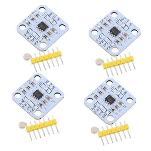 Mipcase 4 Stück Magnetische Wiederverwendbare Sensormodulplatine Projektteil Winkelsensormodulplatinen Ersatzmodulplatine Sensormodulplatine Sensormodulplatine Für Silber von Mipcase