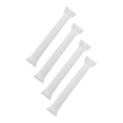 Mipcase 4 Stück Teiliges Kunststoff Tortenstützen Stabile Römische Säulen Cake Separator Mehrschichtiger Tortensupport für Hochzeitstorten Einfache Montage Wiederverwendbar und Langlebig Mipcase 4 Stück Teiliges Kunststoff Tortenstützen Stabile Römische Säulen Cake Separator Mehrschichtiger Tortensupport für Hochzeitstorten Einfache Montage Wiederverwendbar und Langlebig von Mipcase
