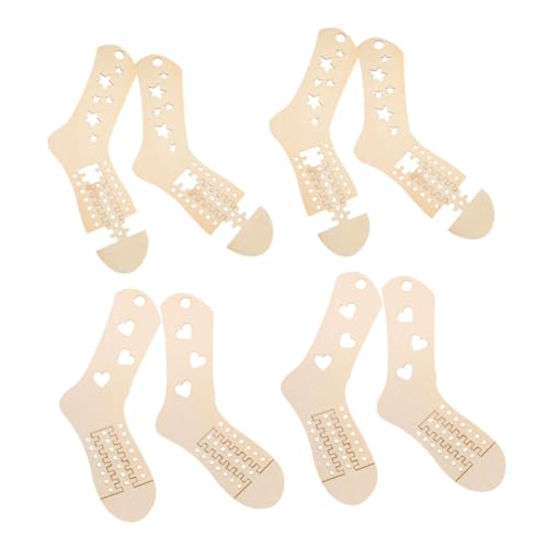 Mipcase 4Paare DIY Holzsockenblocker Sockenformen für Stricken und Häkeln Stabile Holzsockenhalter mit Glatter Oberfläche für Projekte Aufbewahrung Mipcase 4Paare DIY Holzsockenblocker Sockenformen für Stricken und Häkeln Stabile Holzsockenhalter mit Glatter Oberfläche für Projekte Aufbewahrung von Mipcase