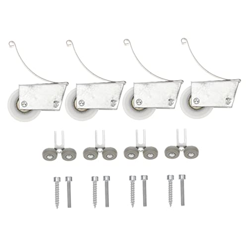 Mipcase Kleiderschrankrolle 4 Stück Geräuschloses Design Schiebetürrolle für Schranktüren Laufrollen für Möbel Strapazierfähig und Verschleißfest Mipcase Kleiderschrankrolle 4 Stück Geräuschloses Design Schiebetürrolle für Schranktüren Laufrollen für Möbel Strapazierfähig und Verschleißfest von Mipcase