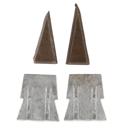 Mipcase 4Stücke Axtkeile Kegelbefestigungszubehör für Upgrade Kit mit Doppelkreuzkeilen und Dreieckigen Keilen Verstärkt die Axtgriffe Stabil Mipcase 4Stücke Axtkeile Kegelbefestigungszubehör für Upgrade Kit mit Doppelkreuzkeilen und Dreieckigen Keilen Verstärkt die Axtgriffe Stabil von Mipcase