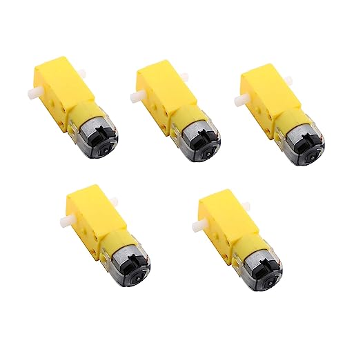 Mipcase 5 Stück Getriebemotor Auto Motor Welle Motorgetriebe Bürstenlos Dual Intelligenter Roboter Ausgerichtet Auto Robotermotor Elektrofahrzeuge Elektromotor Pp Gelb Mipcase 5 Stück Getriebemotor Auto Motor Welle Motorgetriebe Bürstenlos Dual Intelligenter Roboter Ausgerichtet Auto Robotermotor Elektrofahrzeuge Elektromotor Pp Gelb von Mipcase
