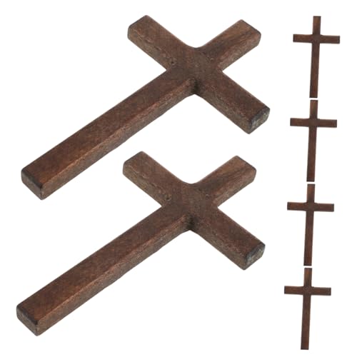 Mipcase 6stücke Holzkreuz Zur Dekoration Dekoratives Kreuz Für Handgehaltenes Holzkreuz Zum Basteln Holzkreuzornament Für Tischdeko Mipcase 6stücke Holzkreuz Zur Dekoration Dekoratives Kreuz Für Handgehaltenes Holzkreuz Zum Basteln Holzkreuzornament Für Tischdeko von Mipcase