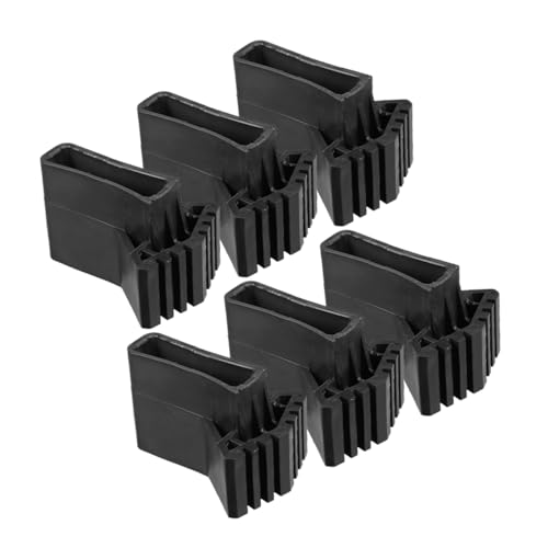 Mipcase 6Stücke Rutschfeste Leiterfüße Leiterfußabdeckungen Vielseitige Leiterbeinschutzabdeckung mit Antislip Design Langlebig und Installieren für Verschiedene von Mipcase