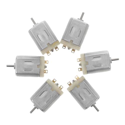 Mipcase 6Stücke Teiliges DIY Toy Train Motor Set Motor für Spielzeugautos Flugzeuge Langlebig Installieren für Bastelprojekte von Mipcase