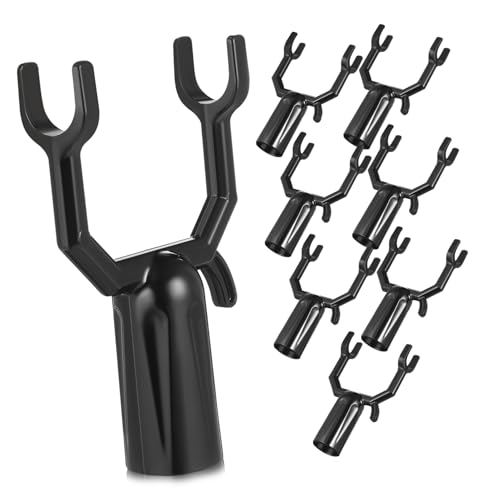 Mipcase 8 Stück Baumständer Baumpfahl Baumpfähle und Stützen für schiefe Bäume Baumhalter Geäst natürlich AST Baumstützhalterung Filialunterstützung Baumschützer Aluminiumlegierung Schwarz von Mipcase