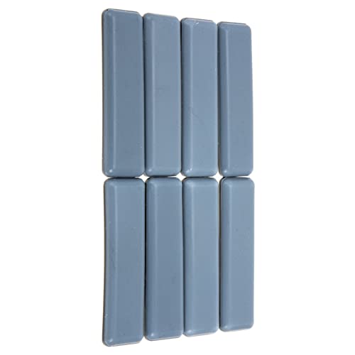 Mipcase 8 Stück Gleitpads Bodenschoner Für Stühle Sofabeine Bodenschoner Abdeckkappen Möbelbodenschutz Griffpolster Verstellbare Nivellierfüße Von Rutschigen Möbelbeinen Grauer von Mipcase