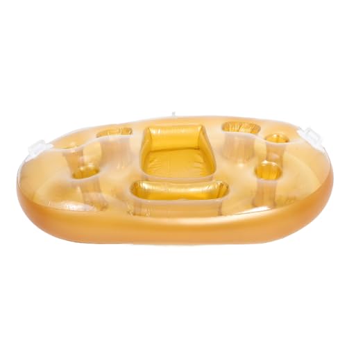 Mipcase Aufblasbarer Getränkehalter Für Pool Und Strand Mit Erdbeer-Design Stabiler Schwimmender Cup Für Poolpartys Und Erfrischungen von Mipcase