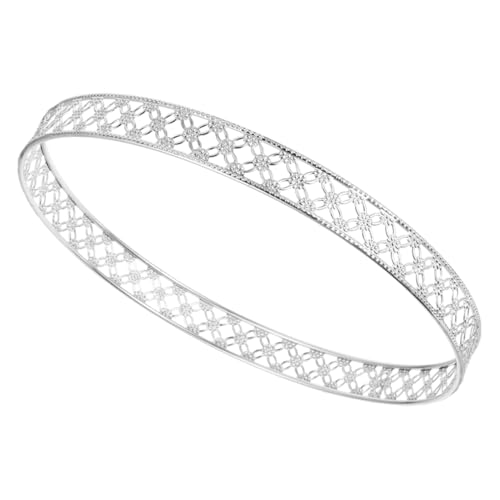 Mipcase Blumentopf Zubehör Ballonbogen Girlanden Set Blumenreifen Tischdekoration Metallkranzrahmen Hängender Präsentationsständer Herzförmiger Drahtkranzrahmen Eisen Silber von Mipcase