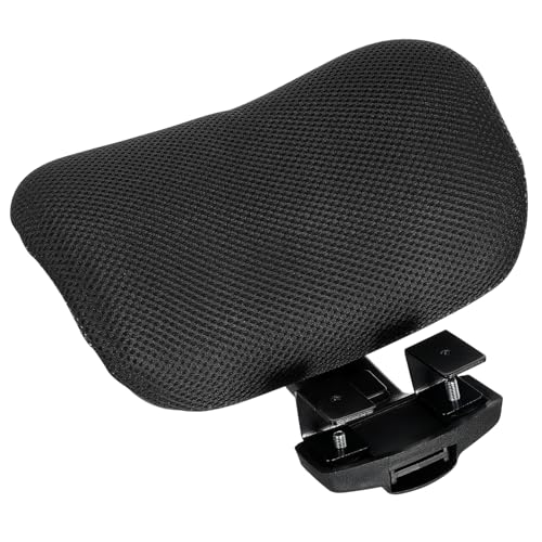 Mipcase Ergonomische Bürostuhl Kopfstütze Nackenstütze aus Atmungsaktivem Mesh Höhenverstellbares Nackenkissen zur Halswirbelsäulenschutz Einfache Nachrüstung für Schreibtischstuhl und von Mipcase
