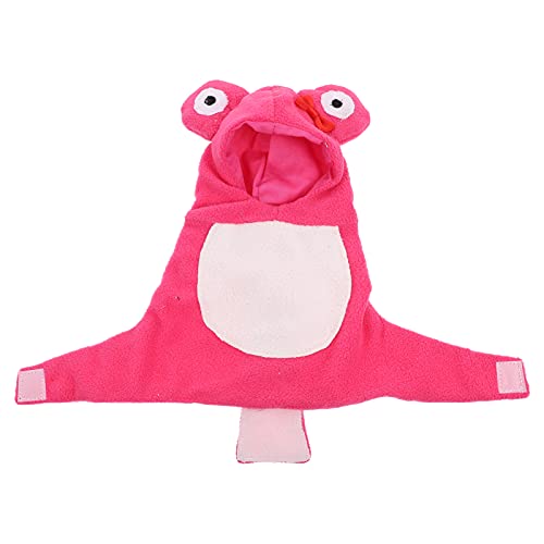 Mipcase Flug Windel Bekleidung Frosch Stoffanzug Agapornis Ara Lieblich Entzückend S Hoodie Wellensittiche Winter zum Wärmen Wärme Windel Conure Nymphensittich Sittich Afrikanische Grau von Mipcase