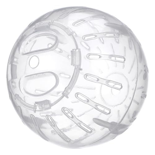 Mipcase Hamster Laufball Kleine Tiere Gymnastikball Meerschweinchen-übungsbälle Gymnastikbälle Für Käfigratten Kleine Tiere, Die Bälle Laufen Spielzeug Plastik Weiß 10cm Kleintierbedarf von Mipcase