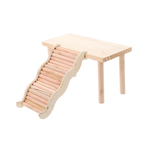 Mipcase Holz-hamsterkäfig-plattform Mit Treppe Landschafts-Element Für Meerschweinchen Und Ratten Erweiterte Spielmöglichkeiten Für Kleintiere Und Sicher von Mipcase