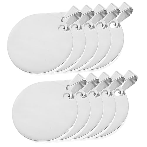 Mipcase Hundemarken aus Titanstahl, personalisierbar, langlebig und leicht, für Hunde, 10 Stück Mipcase Hundemarken aus Titanstahl, personalisierbar, langlebig und leicht, für Hunde, 10 Stück von Mipcase