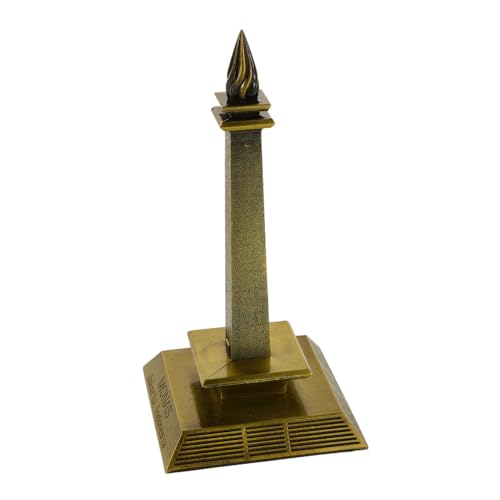 Mipcase Indonesien Turmmodell Yingxian Holz London Souvenirs World Trade Center Twin Towers Modell Die Welt Gehört Dir Statue Uhrturm Twins Trade Goldene Zinklegierung von Mipcase