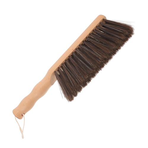 Mipcase Kaminbesen mit Ergonomischem Holzgriff Antirutschfest Vielseitiger Handlicher Handbesen zur Schnellen von Kamin Herd und Tischoberflächen Stilvolles Design von Mipcase