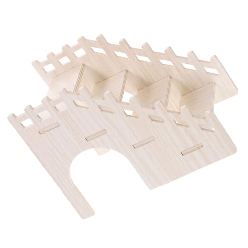 Mipcase Holz Hamster Kletterleiter Für Kleintiere Pet Climbing Ladder Für Hamster Meerschweinchen Und Andere Kleine Haustiere Fördert Bewegung Und Spielmöglichkeiten Robustes Design von Mipcase