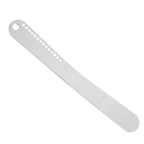 Mipcase Küchenhelfer werkzeug backen Form rollen Streifen machen Kruste wählen Pizza Vorbereitung Sachen Wan-Tan Gebäckmesslineal Führung Herrscher Rostfreier Stahl Silver von Mipcase