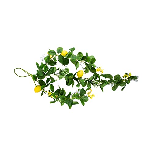 Mipcase Künstliche Blumendekoration Pflanzengirlande Heimdekoration Girlande Dekoration Zitrone Küchendekor Zitronenkunststoff Zitronen Wanddekor Dekorationen Ranken Mipcase Künstliche Blumendekoration Pflanzengirlande Heimdekoration Girlande Dekoration Zitrone Küchendekor Zitronenkunststoff Zitronen Wanddekor Dekorationen Ranken von Mipcase