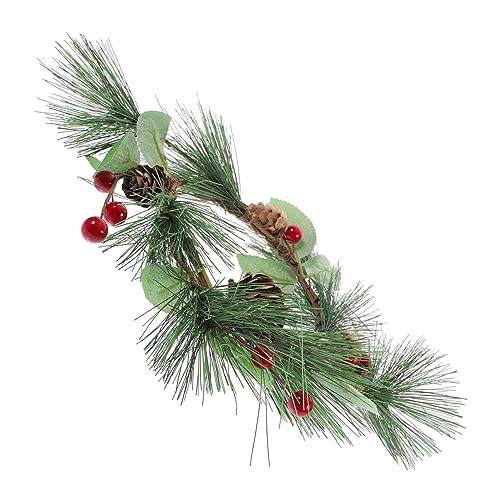 Mipcase Künstlicher Weihnachtskranz mit und Beeren Dekokranz Leicht und Langlebig für Haustür Fenster Kamin Festliche Weihnachtsdeko und Partygestaltung Mipcase Künstlicher Weihnachtskranz mit und Beeren Dekokranz Leicht und Langlebig für Haustür Fenster Kamin Festliche Weihnachtsdeko und Partygestaltung von Mipcase