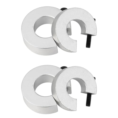 Mipcase Linearschienen-Anschlagkragen – 4 Stück Sbr-Linearwellenkragen-Blockstopper Linearschienen-Wellenbefestigungskragen Linearbewegungsführungen von Mipcase