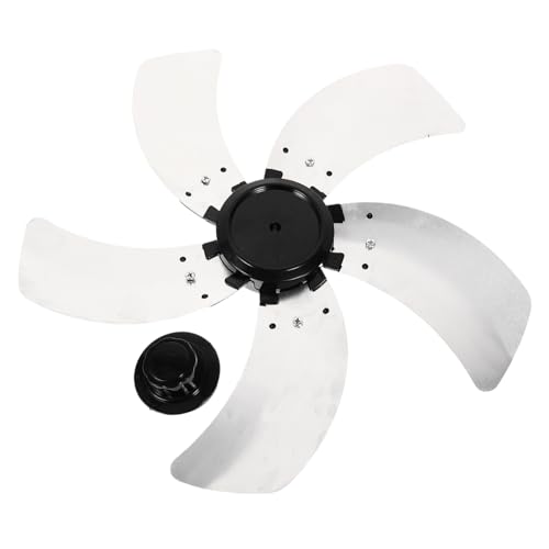 Mipcase Metall Ventilatorflügel Ersatzlüfter für Standventilator Kompatibel Einfache Montage Langlebig Sicherer Metallpropeller für Elektrische Lüfter von Mipcase