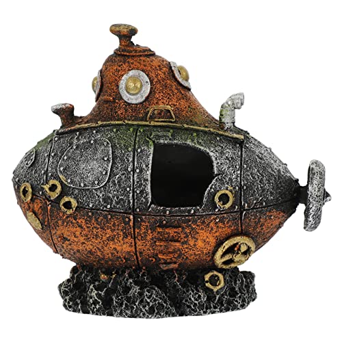 Mipcase Aquarium Deko-Boot Ornament Für Fischbecken Wasserspielzeug Für Garnelen Und Fische Sichere Und Harmlose Gestaltung Attraktive Aquarien-Dekoration Mit Versteckmöglichkeiten Mipcase Aquarium Deko-Boot Ornament Für Fischbecken Wasserspielzeug Für Garnelen Und Fische Sichere Und Harmlose Gestaltung Attraktive Aquarien-Dekoration Mit Versteckmöglichkeiten von Mipcase