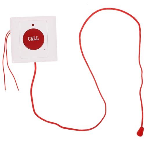Mipcase Notruftaste, wandmontierte Taste mit Zugschnur für Senioren, Patienten, Behinderte, 3. 34 x 3 34 x 0 99 cm Mipcase Notruftaste, wandmontierte Taste mit Zugschnur für Senioren, Patienten, Behinderte, 3. 34 x 3 34 x 0 99 cm von Mipcase