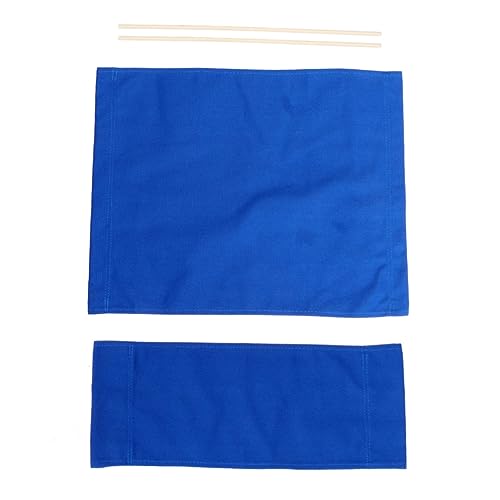Mipcase Regiestuhl Stadionstuhl Strand Schlingenstuhl-Ersatzstoff Zurück außen stühle Regiestuhl Stoff Ersatz des Regiestuhls Ersatzsitz Stuhlersatz Segeltuch Blue von Mipcase