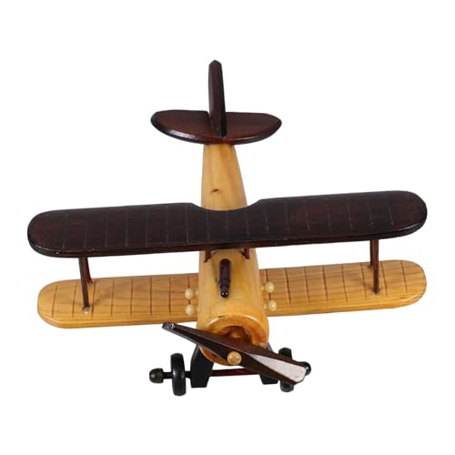 Mipcase Vintage Holz Flugzeug Modell Retro Biplane Pendel Ornament Für Schreibtisch Wohnraum Kinderzimmer Dekorative Holzskulptur Als Sammlerstück Mipcase Vintage Holz Flugzeug Modell Retro Biplane Pendel Ornament Für Schreibtisch Wohnraum Kinderzimmer Dekorative Holzskulptur Als Sammlerstück von Mipcase