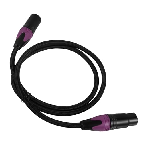 Mipcase Robustes Xlr-mikrofonkabel (stecker Auf Buchse), 3-poliges Xlr-kabel, Geflochtenes Xlr-kabel, Studio-xlr-kabel Für Audio-zubehör von Mipcase