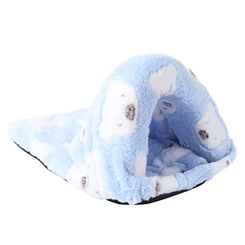 Mipcase Hamsterbett Haustierschlafsack Für Ratten Und Meerschweinchen Winter Warmes Fleece Mittlere Größe (blau) Gemütliches Nest Für Igel Chinchillas Und Kleine Vögel Mipcase Hamsterbett Haustierschlafsack Für Ratten Und Meerschweinchen Winter Warmes Fleece Mittlere Größe (blau) Gemütliches Nest Für Igel Chinchillas Und Kleine Vögel von Mipcase