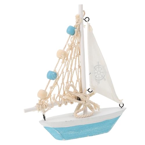 Mipcase Vintage Segelboot Dekoration Mediterranes Design Nautische Tischornament Für Wohnzimmer Büro Und Schreibtisch Modell Details von Mipcase