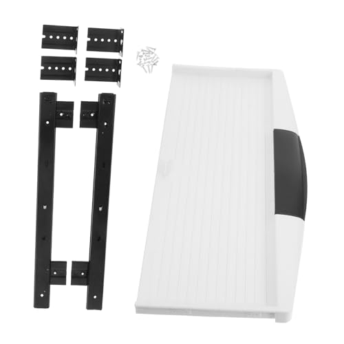 Mipcase Tastaturablage-Set Tastaturablage unter dem Schreibtisch Beistelltisch-Organizer Tastaturmontage Tastaturspeicher Unter Schreibtischregal Bürozubehör Eisen von Mipcase