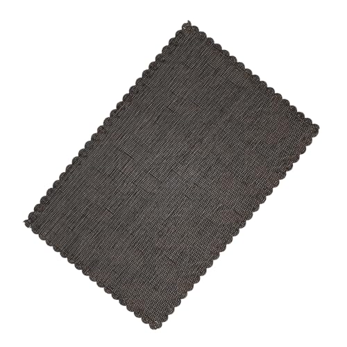 Mipcase Teetablettmatte Rechteckiges Teetassen-pad Waschablagen Teetasse Geschirr Wasserdichter Läufer Rechteckiges Tischset Aus Stoff Tabellenmatte Küchenmatte Dunkelbraun Kunststofffaser von Mipcase