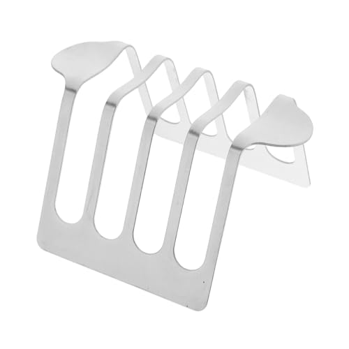 Mipcase Toastbrotstand Küchenregal Toaststand Toastgestelle Edelstahl Sandwichständer Toastständer aus Edelstahl Küchenarbeitsplatte Organizer Rostfreier Stahl Silver von Mipcase