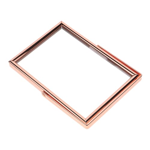 Mipcase Transparenter Bilderrahmen mit Metallständer Schwebender Fotorahmen Eleganter Desktop Displayrahmen Roségold für Büro und Mipcase Transparenter Bilderrahmen mit Metallständer Schwebender Fotorahmen Eleganter Desktop Displayrahmen Roségold für Büro und von Mipcase