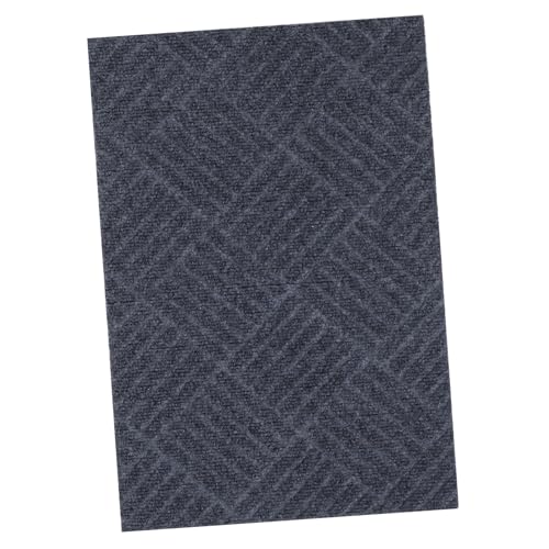 Mipcase Türmatte Fußmatte Inneneingang Außenmatten Für Den Hauseingang Fußmatten Inneneingang Eingangsmatte Türvorleger Veranda-Teppich Fußmatte Außeneingang Polyester Grey von Mipcase